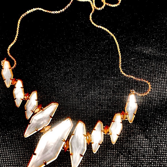 Kendra Scott" Berniece" Necklace / Ivory Pearl Stones - Picture 2 of 4